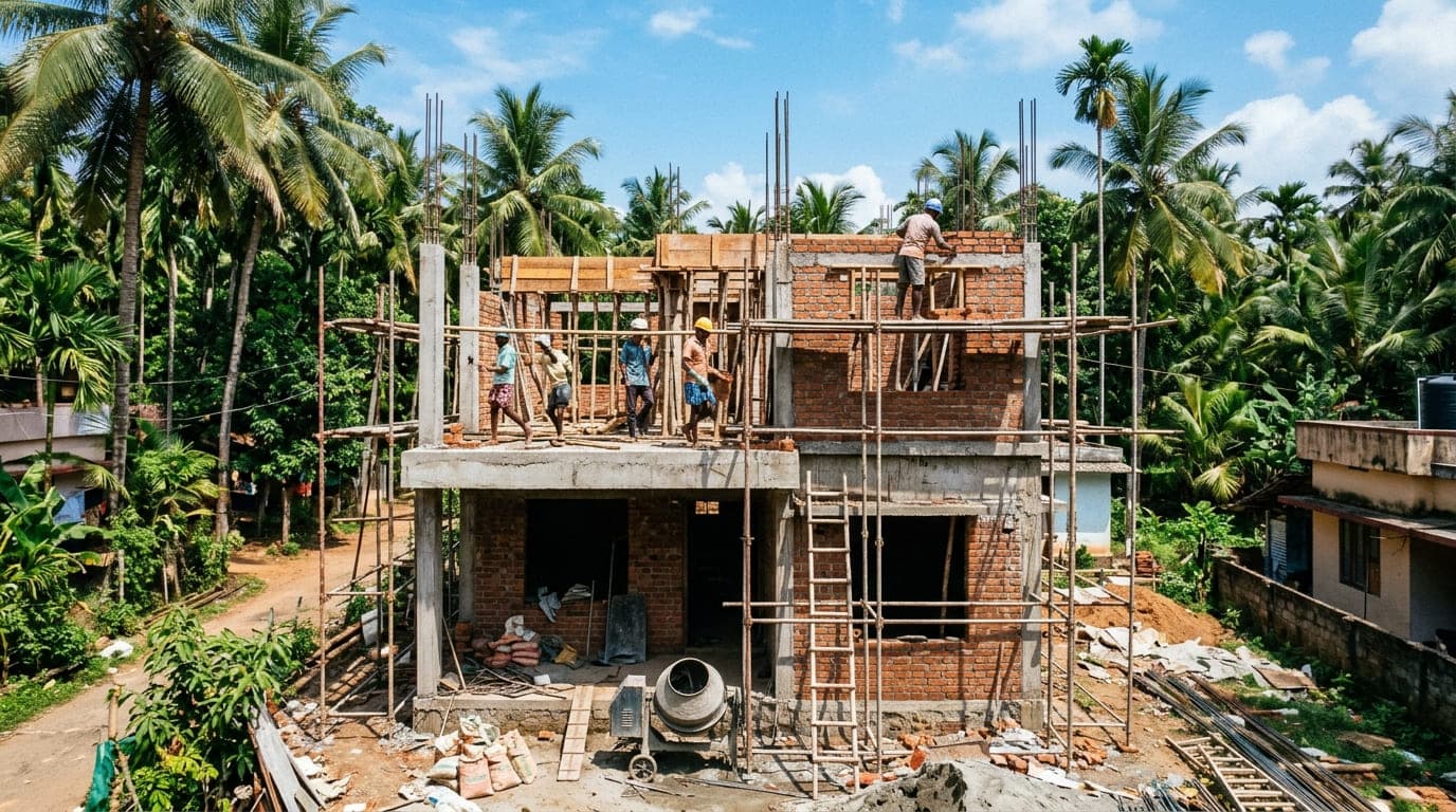Stages of House Construction in Kerala: Step-by-Step Homeowner Checklist